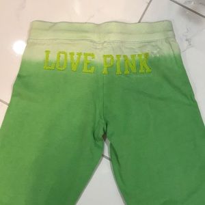 PINK Victoria's Secret Pants - PINK Green sweatpants PINK Victoria's Secret Pants - PINK Green sweatpants